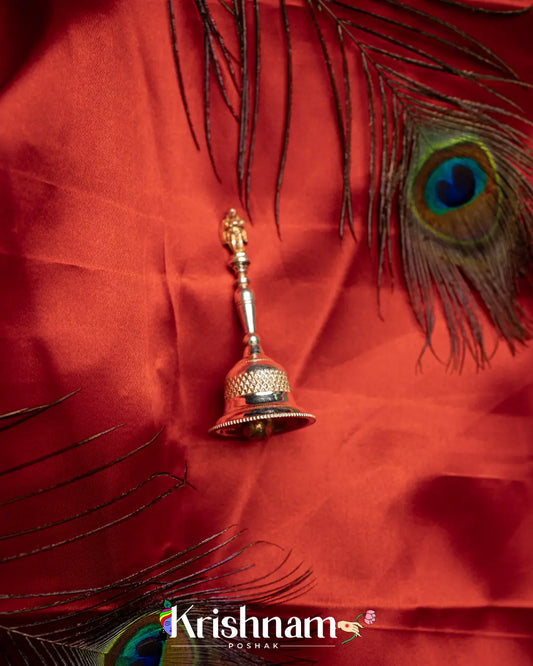 Classic Finely Detailed Antique Finished Silver Garuda Bell (21 Gram Approx.) - Lord of Universe