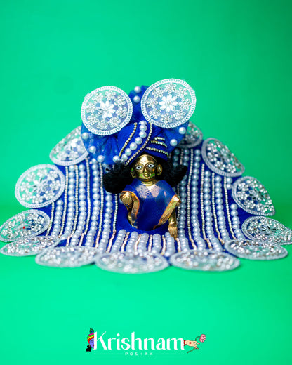 Royal Blue Heavy dress for laddu gopal ji Krishnam Poshak