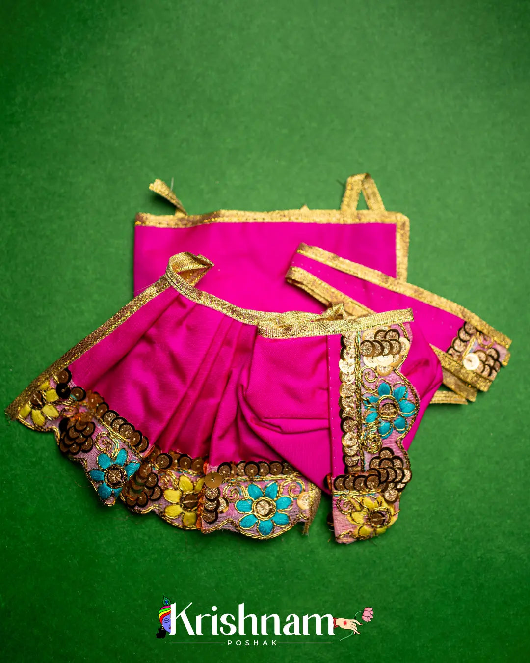 Embroidery Dress for Radha Krishna (Dress Only) (Pagdi Not Included) - Lord of Universe