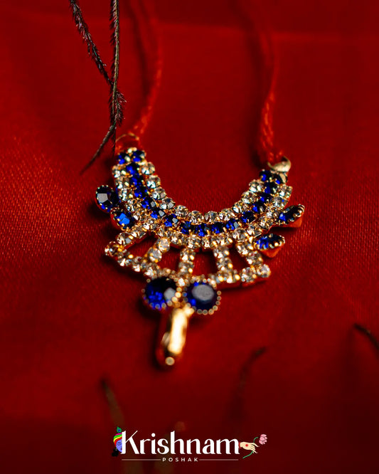 Kundan Round Neck Mala for Shri Krishna, Radha & Laddu Gopal Ji (Size 0to3) - Lord of Universe