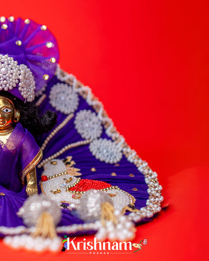 Purple Cow Heavy dress for laddu gopal ji Krishnam Poshak
