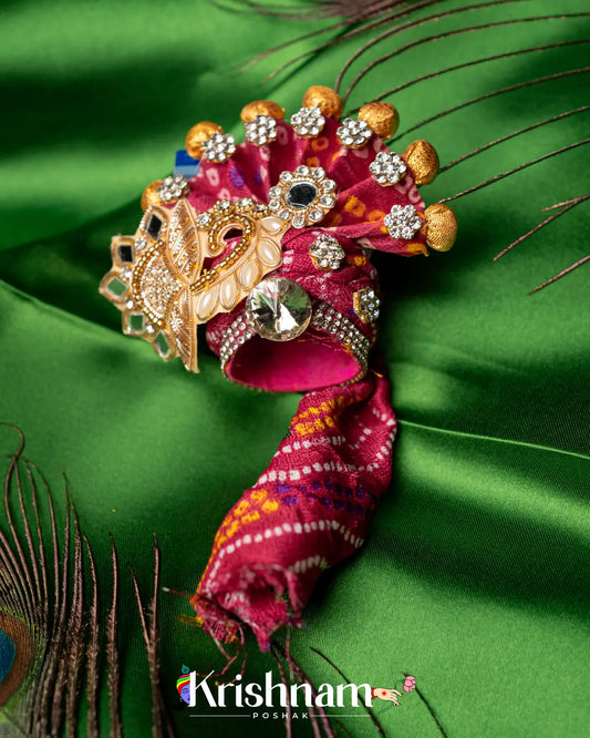 Handmade Authentic Pagdi For Shri Krishna & Laddu Gopal Ji - Lord of Universe