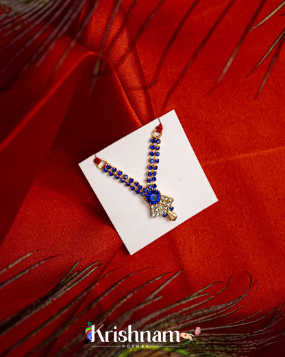 Kundan Heavy Round shape Mala for Shri Krishna, Radha & Laddu Gopal Ji (Size 2to4) - Krishnam Poshak