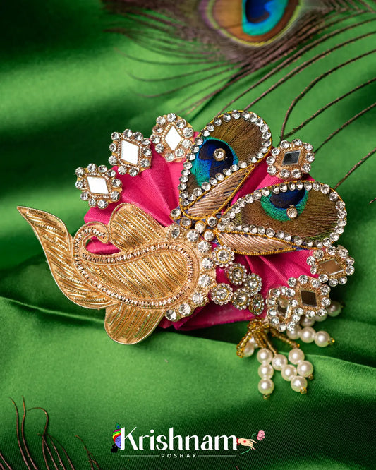 Handmade Heavy Pagdi For Shri Krishna & Laddu Gopal Ji - Lord of Universe