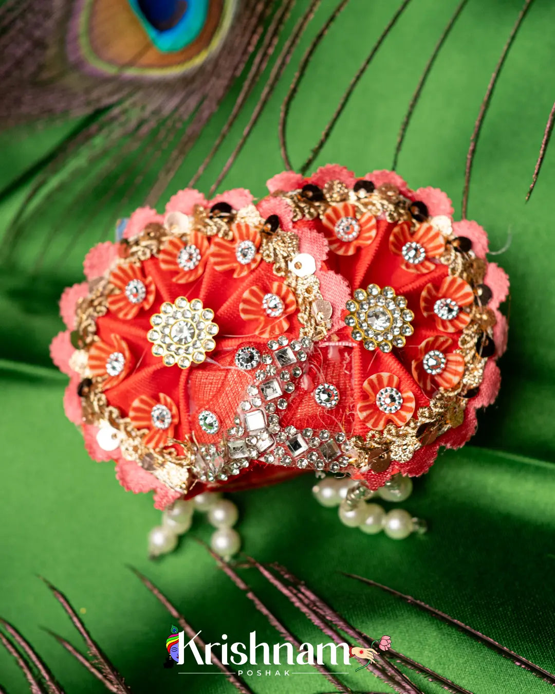 Heavy Work Pagdi For Shri Krishna & Laddu Gopal Ji - Lord of Universe