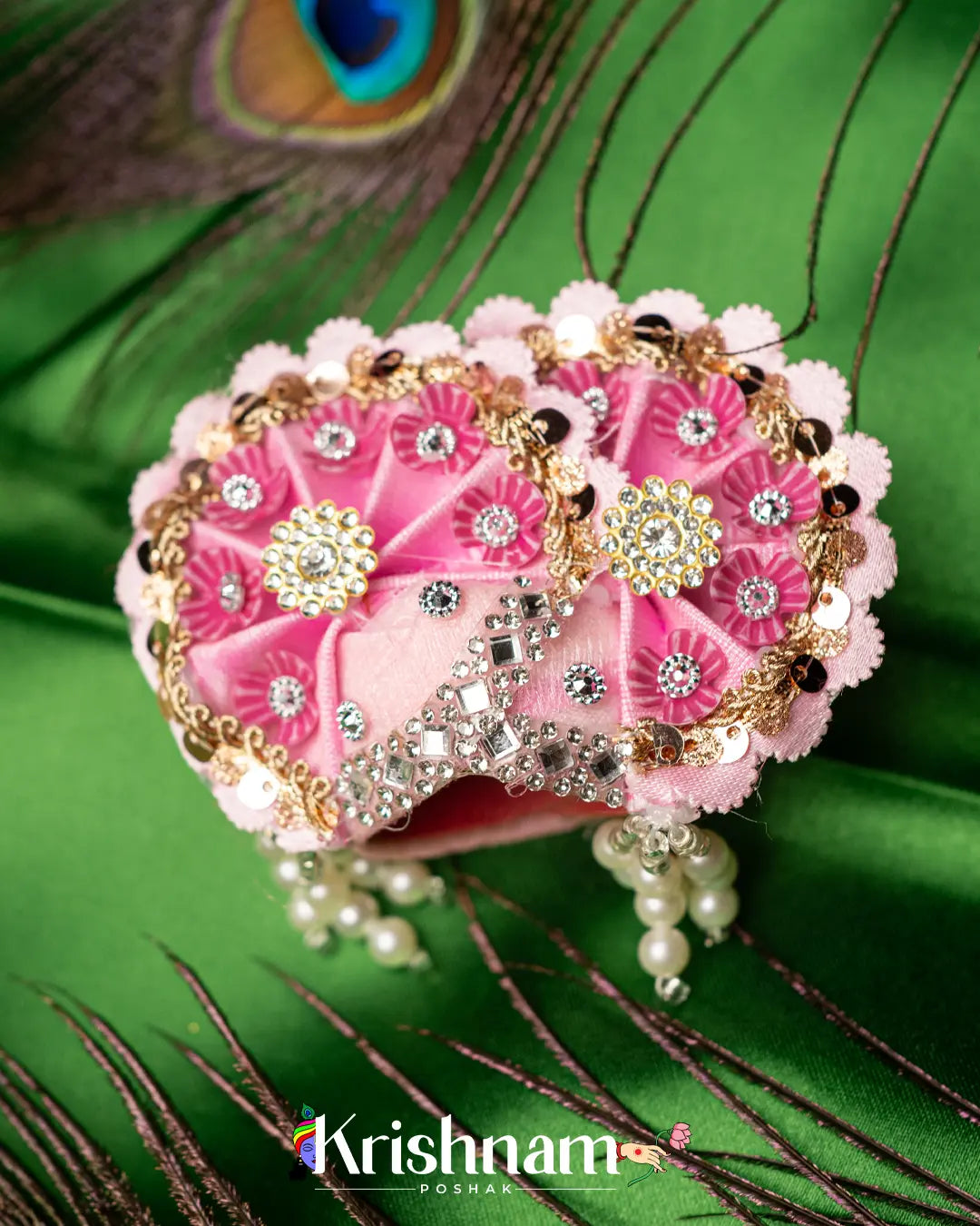 Heavy Work Pagdi For Shri Krishna & Laddu Gopal Ji - Lord of Universe