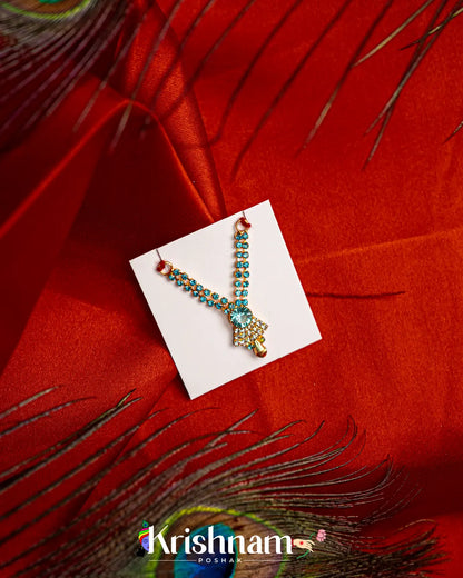 Kundan Heavy Round shape Mala for Shri Krishna, Radha & Laddu Gopal Ji (Size 2to4) - Krishnam Poshak