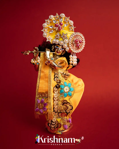 Embroidery Dress for Radha Krishna (Dress Only) (Pagdi Not Included) - Lord of Universe