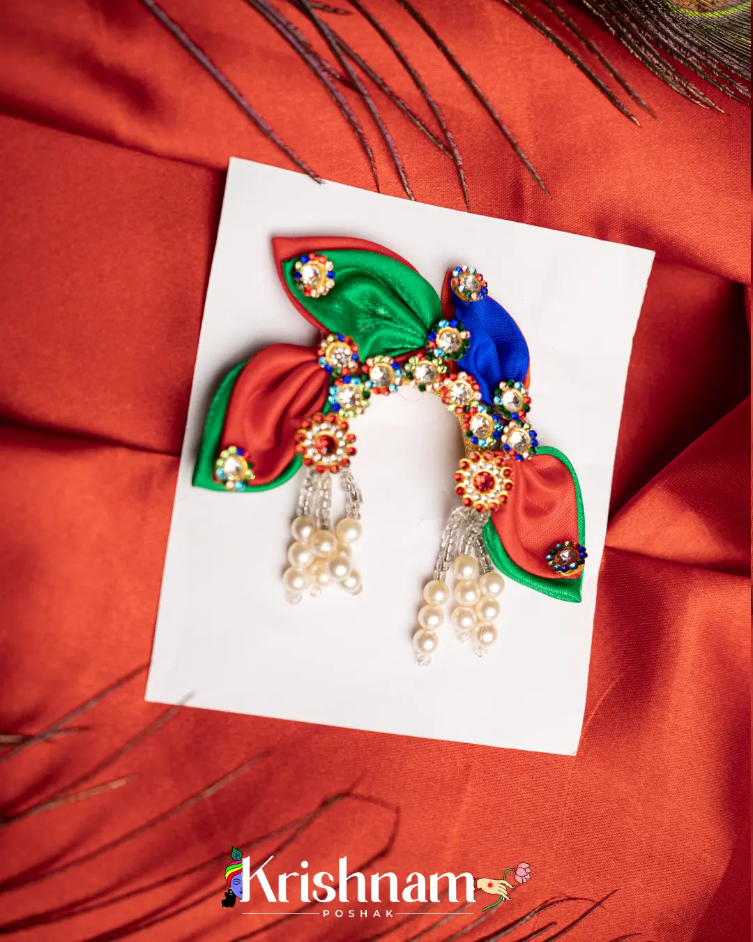 Handmade Heavy Chandrika (Color Can be Same or Different) - Lord of Universe