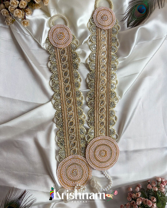 Long Tirupati Aesthetic Handmade Wall Hanging, Door Hanging, Toran for Festivals Decoration (Set of 2) Lord of Universe