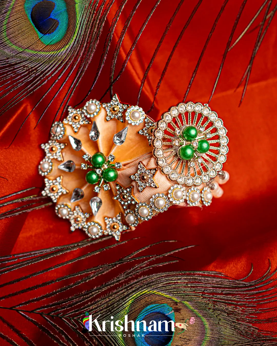 Heavy Pagdi For Shri Krishna & Laddu Gopal Ji - Lord of Universe