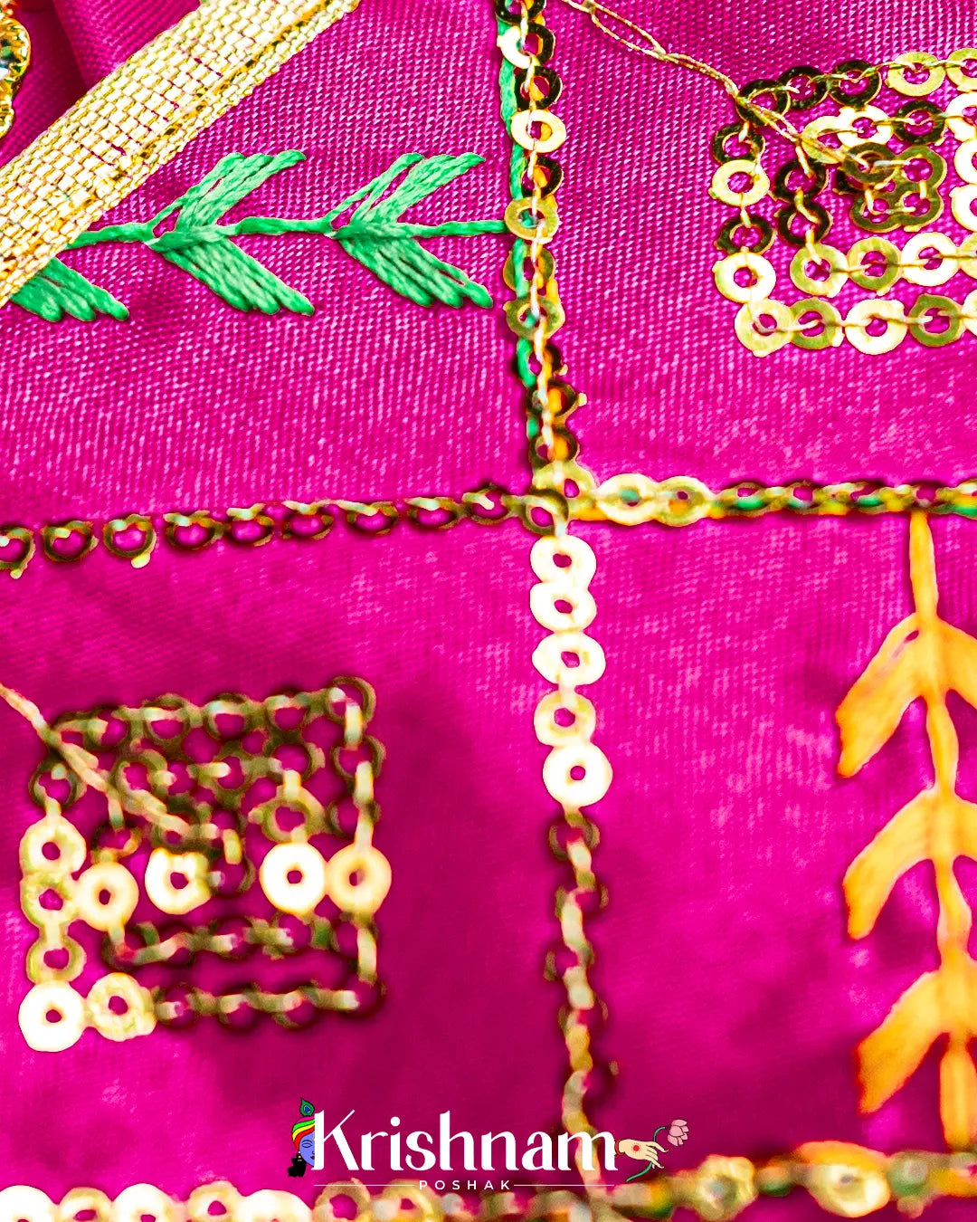 Regular Dress for Radha Krishna (Dress Only) (Pagdi Not Included) Krishnam Poshak