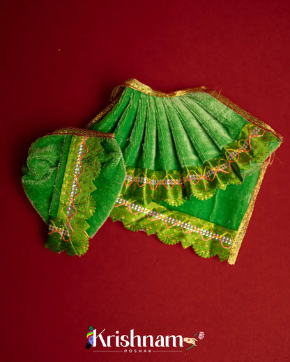 Soft Velvet Dress for Radha Krishna (Dress Only) (Different Colors) (Pagdi Not Included) - Krishnam Poshak