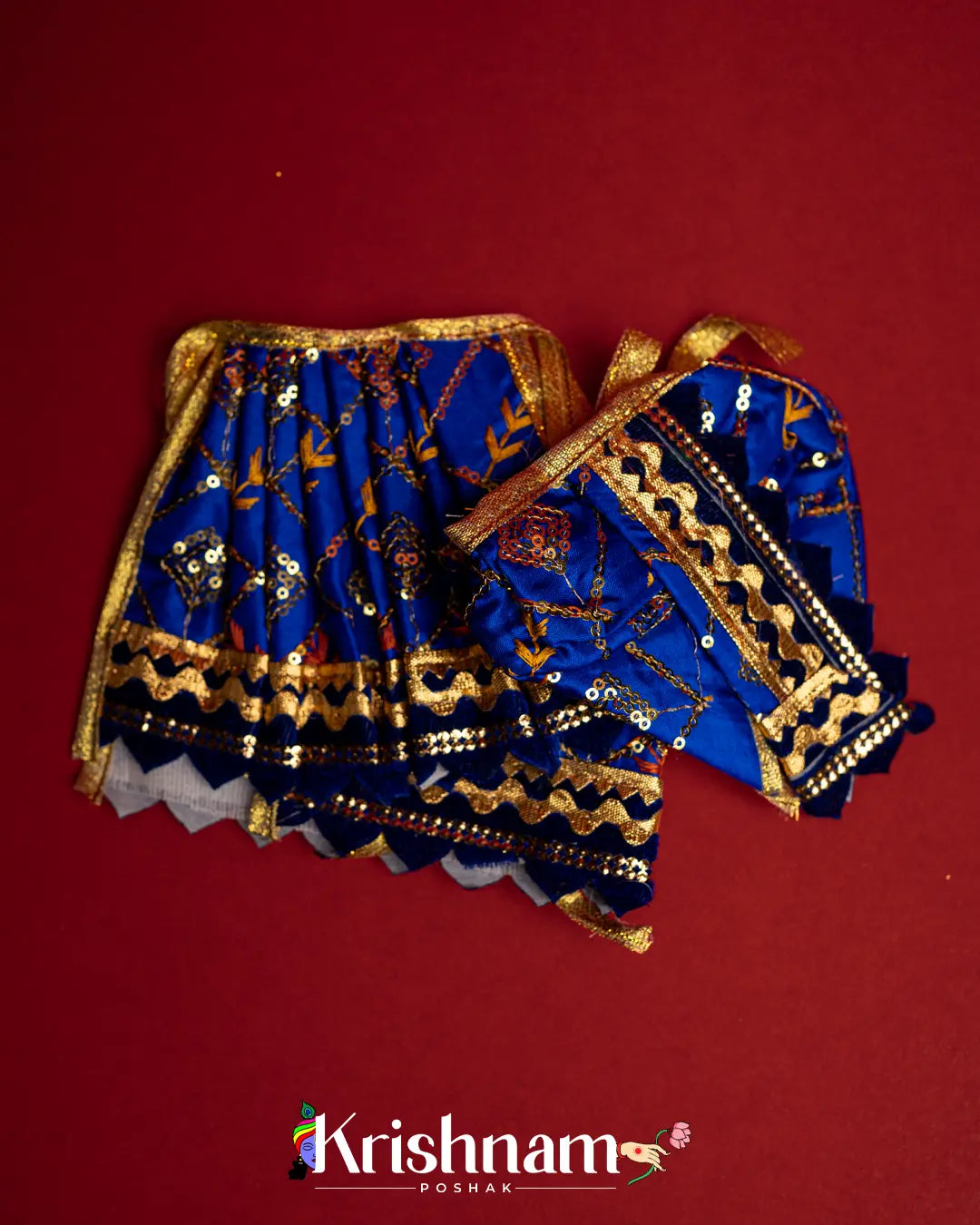 Regular Dress for Radha Krishna (Dress Only) (Pagdi Not Included) Krishnam Poshak
