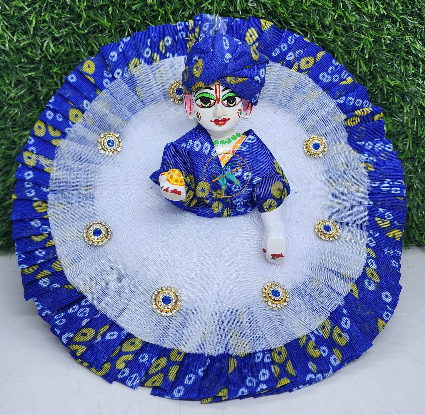 Wine Festive Special Heavy Dress for Laddu Gopal Ji