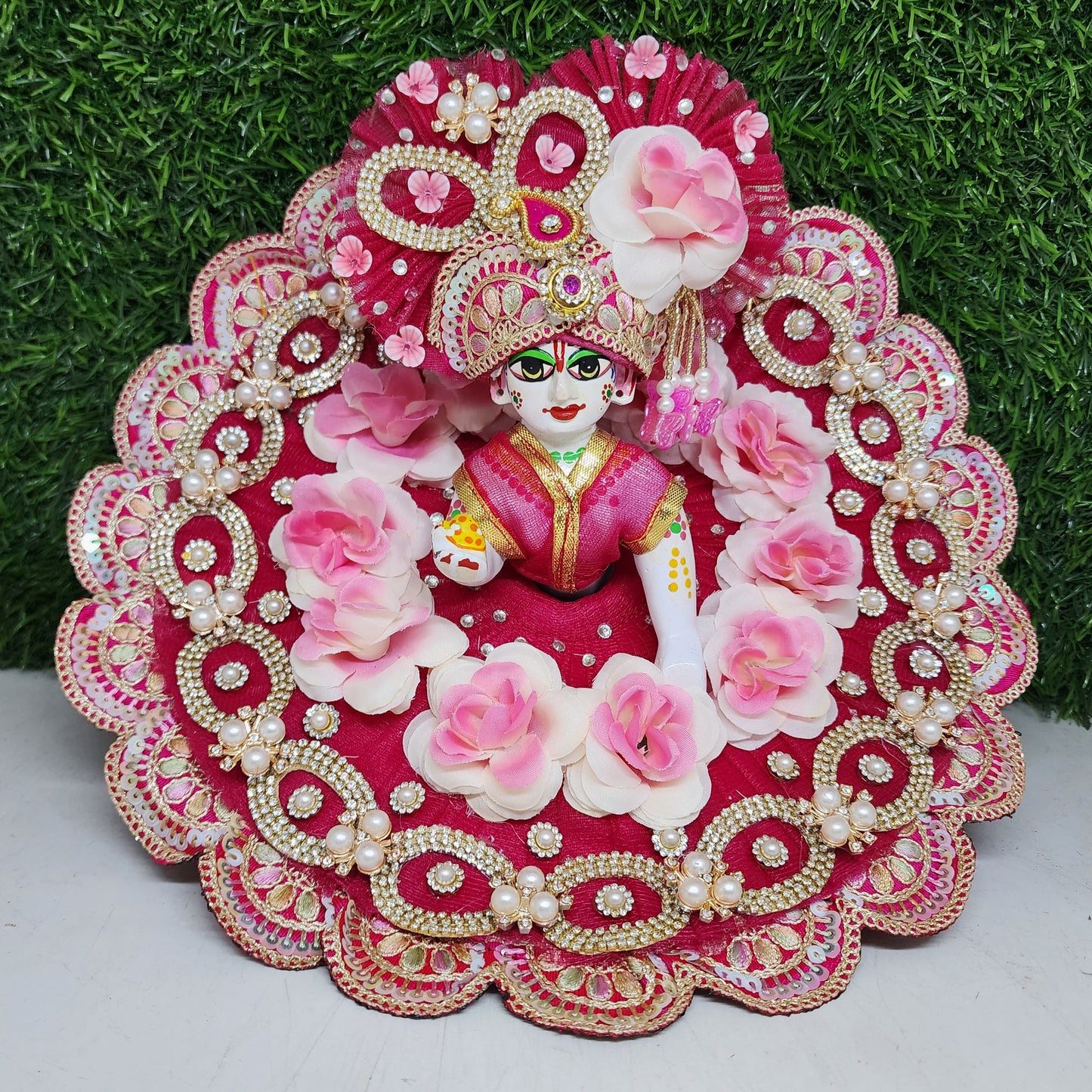 Rani dress for laddu gopal ji